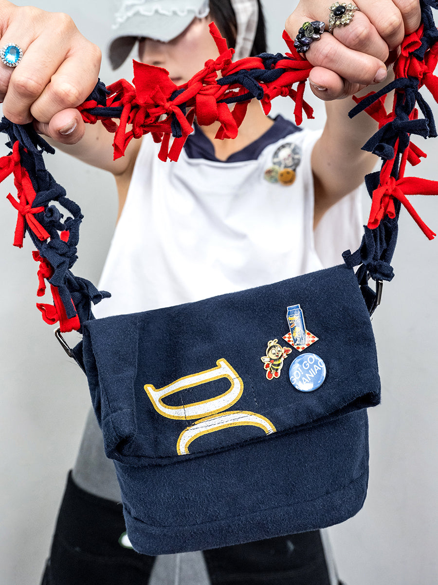 Fringe Strap Flap Bag