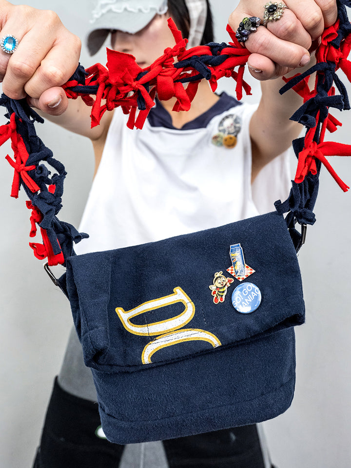 Fringe Strap Flap Bag
