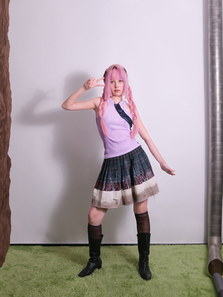 BOOP Triple Layered Mini Skirt