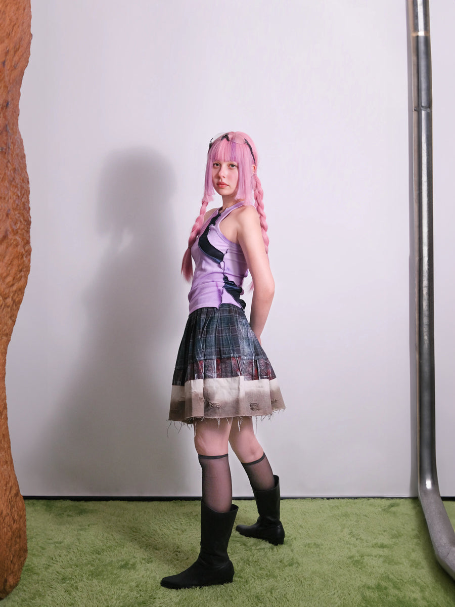 BOOP Triple Layered Mini Skirt