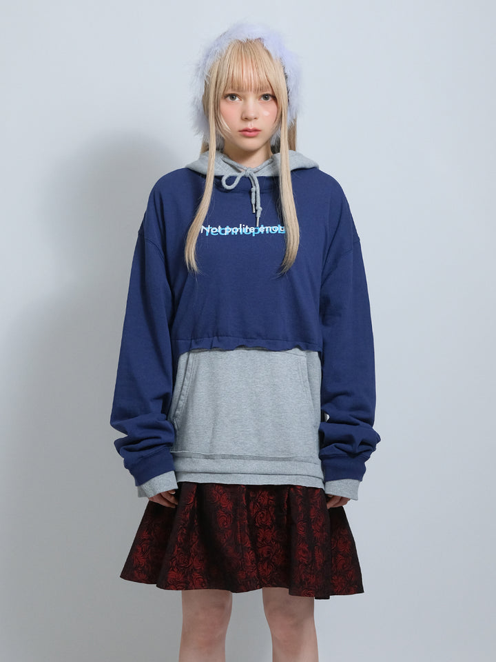 NIBBLE Split Hoodie Dress