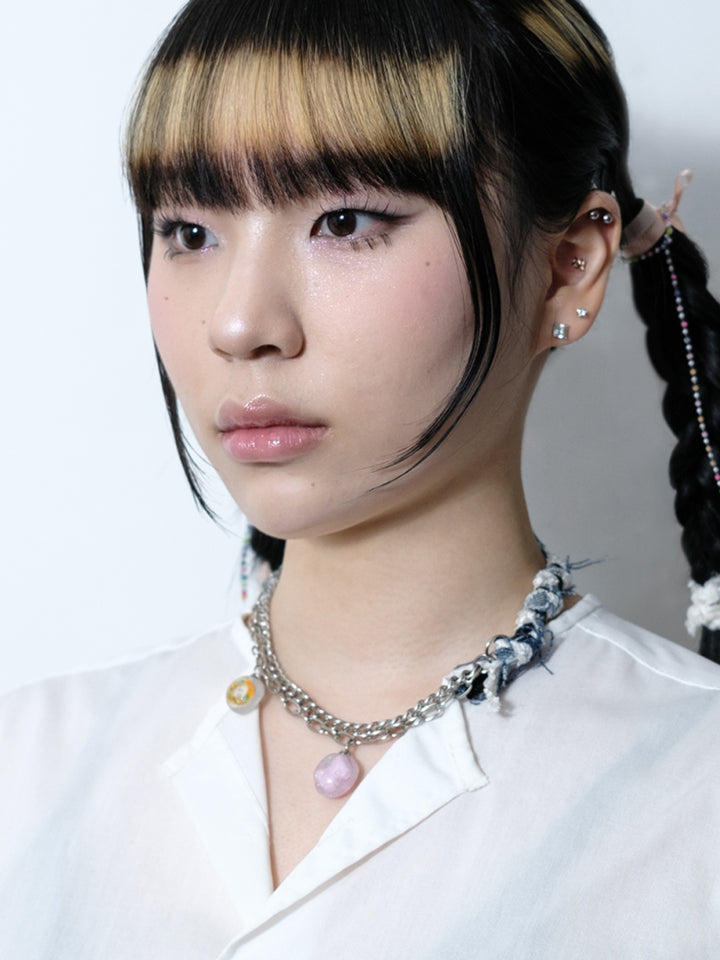 WAWA Double Layer Pendant Necklace-04