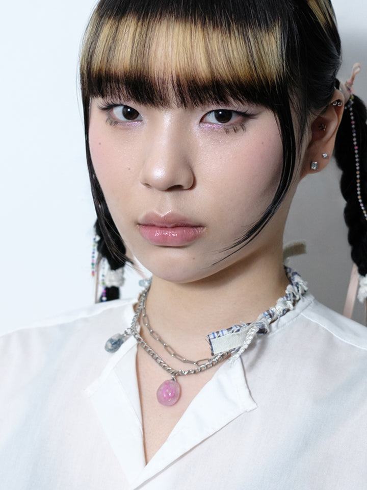 WAWA Double Layer Pendant Necklace-02
