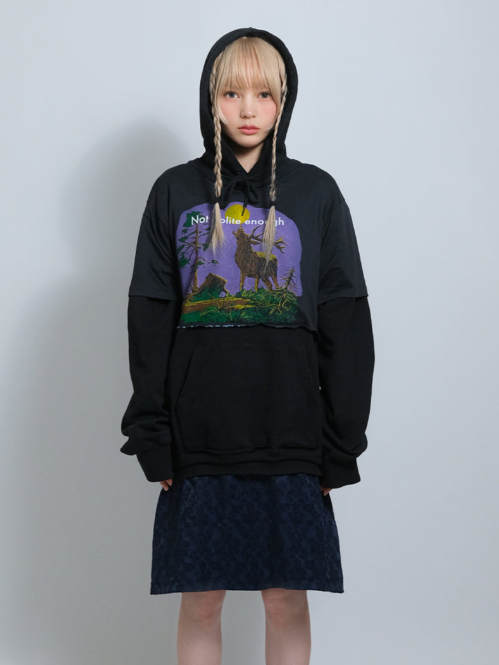 WIBBLE Split Hoodie Dress