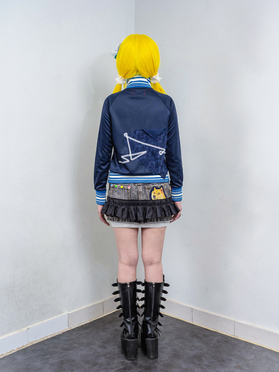 Melody Button Track Jacket