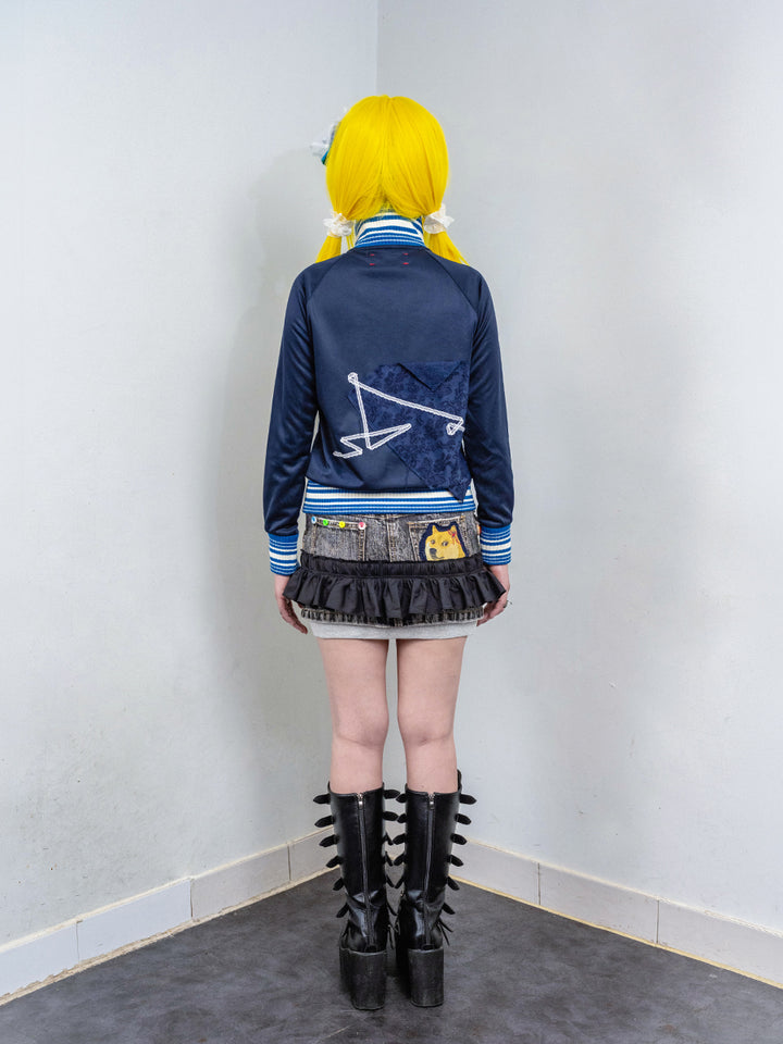 Melody Button Track Jacket