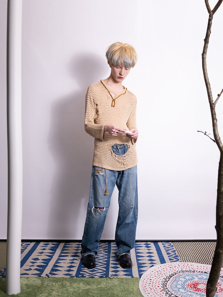 OOF Tie String Knit