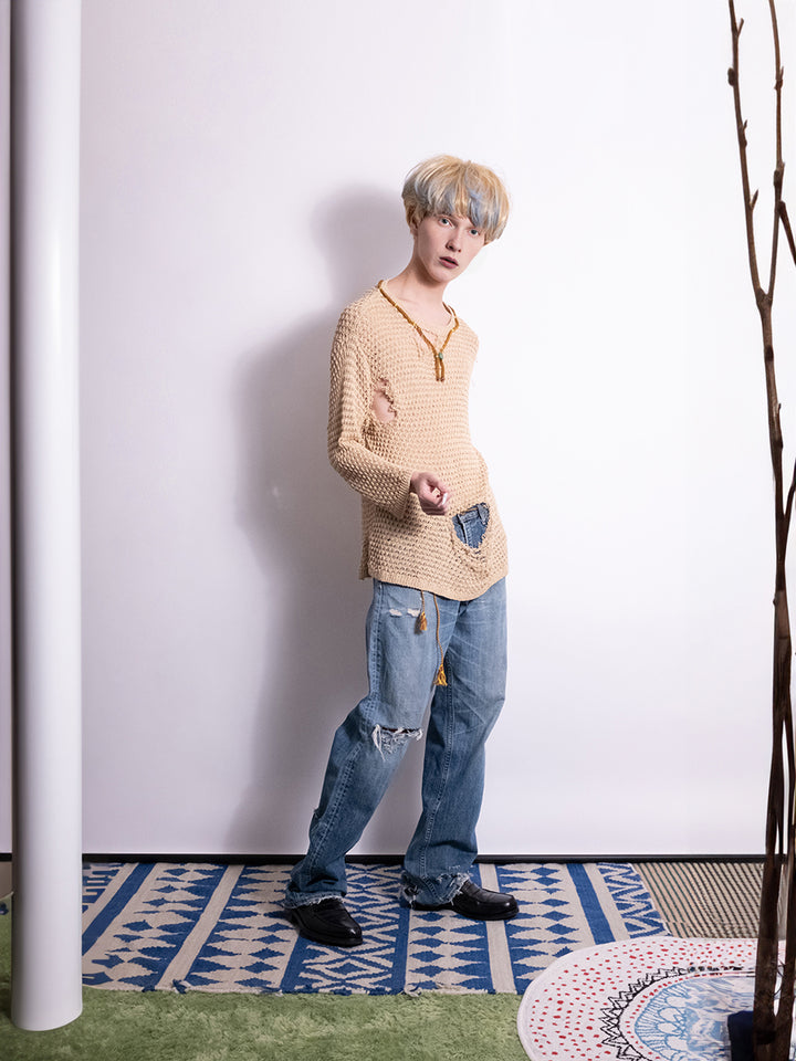 OOF Tie String Knit
