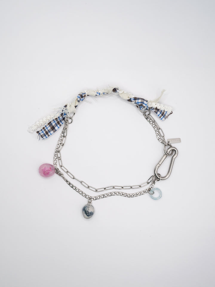 Double Layer Pendant Necklace-02