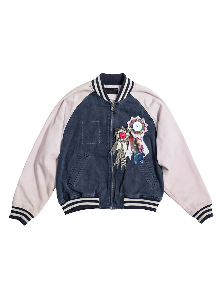 Dot-to-Dot Varsity Jacket