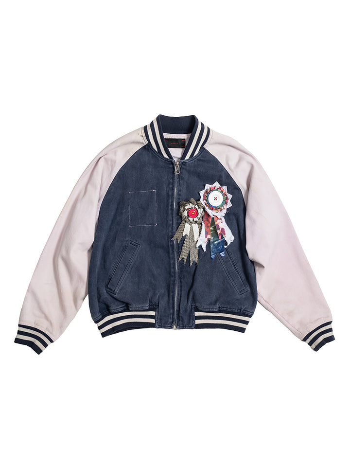 Dot-to-Dot Varsity Jacket