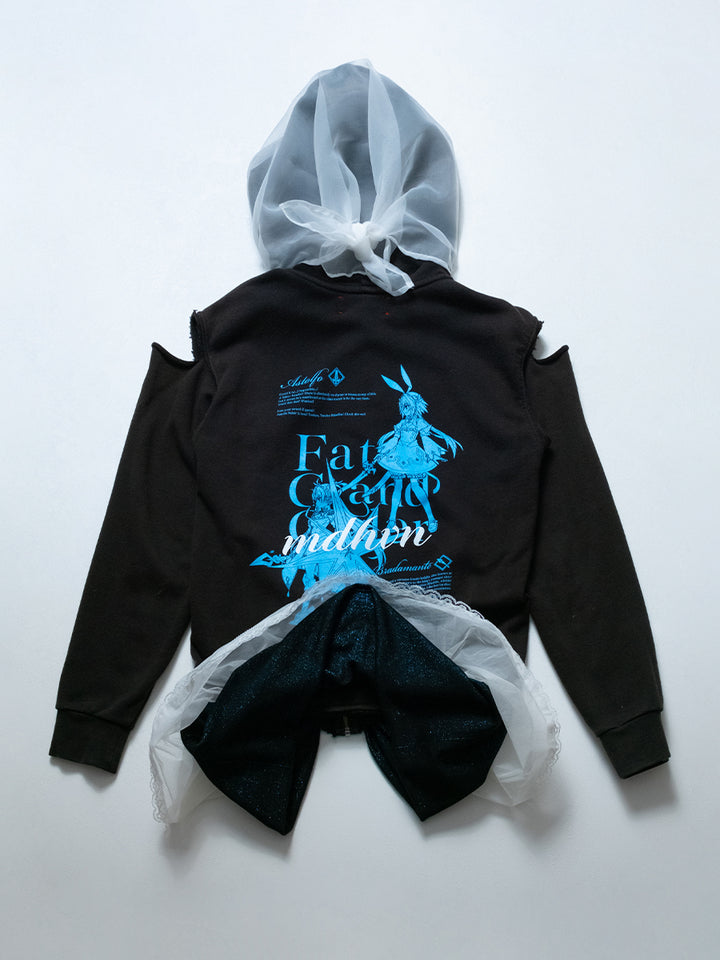 LOLO Cut Off Zip-up Jacket