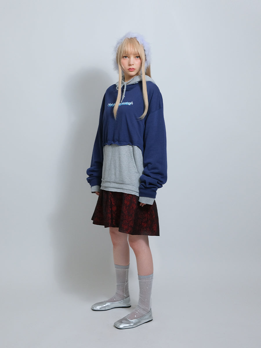 NIBBLE Split Hoodie Dress