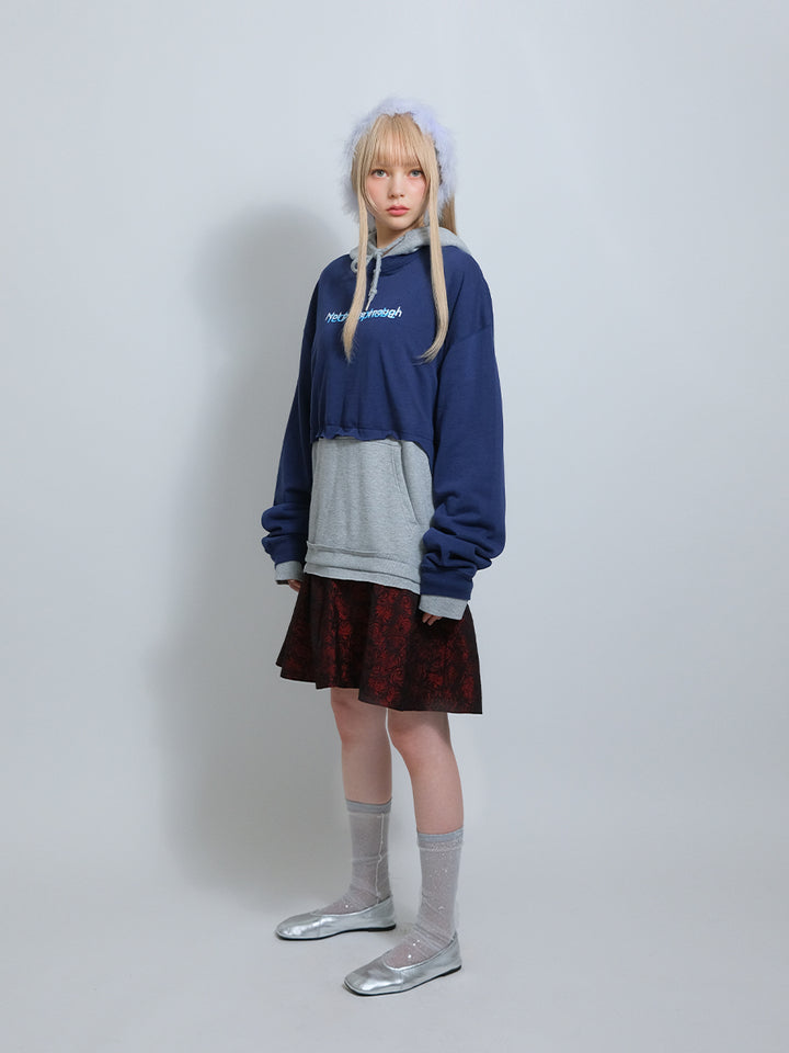 NIBBLE Split Hoodie Dress