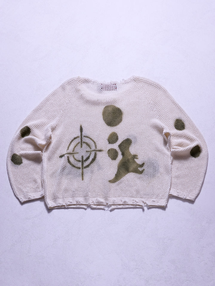 FIZZ Distressed Beaded Knit