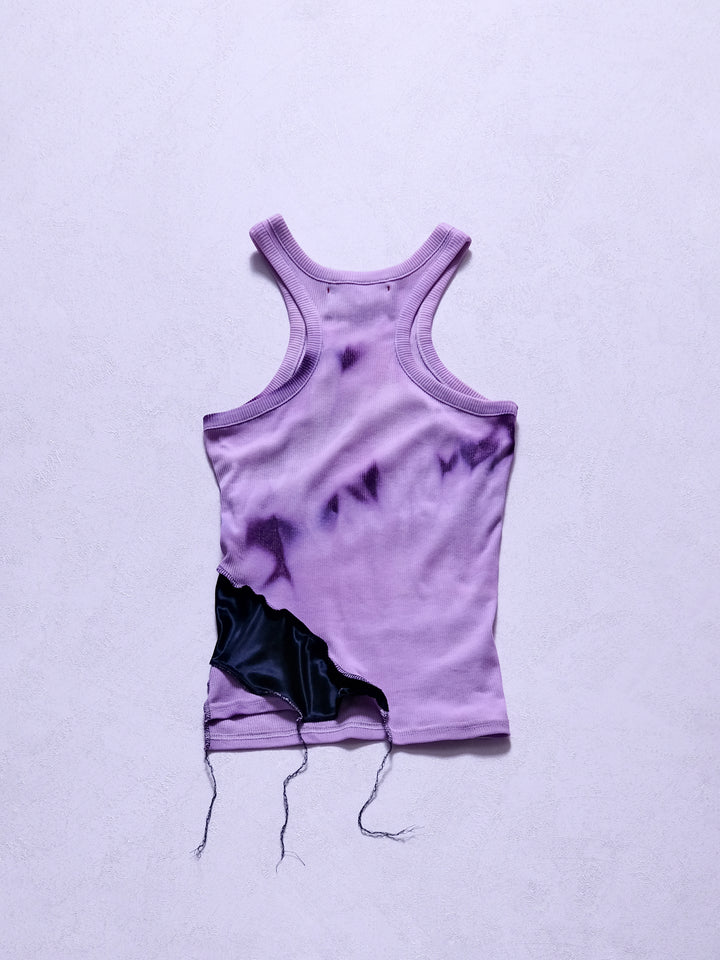 DING Satin Overlay Sleeveless