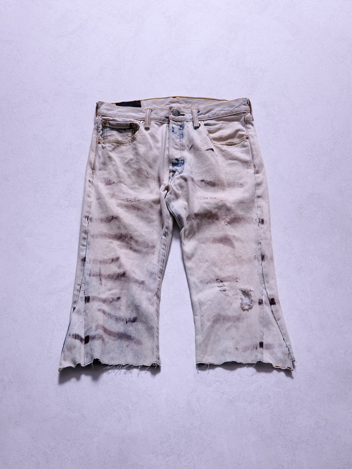 CHOP Smudged Flare Pants
