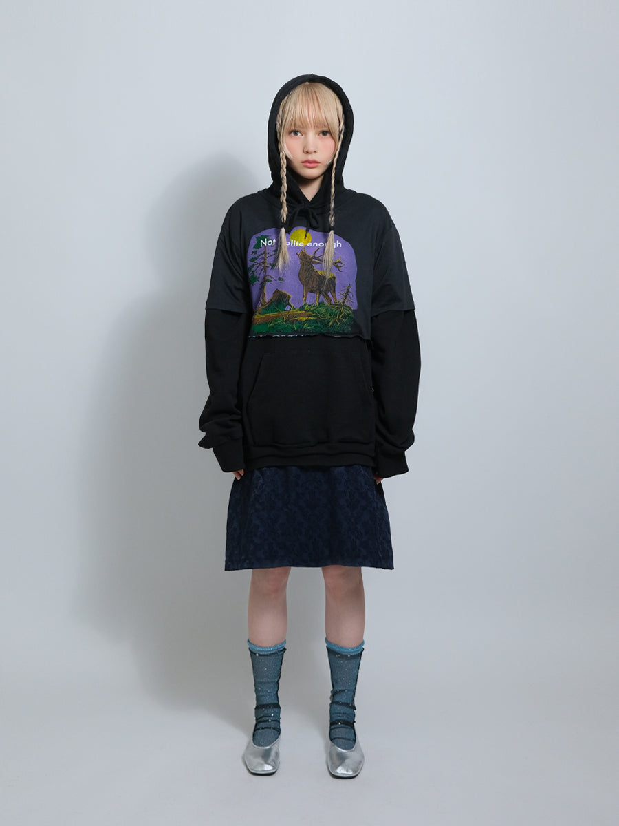 WIBBLE Split Hoodie Dress