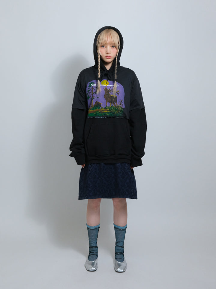 WIBBLE Split Hoodie Dress