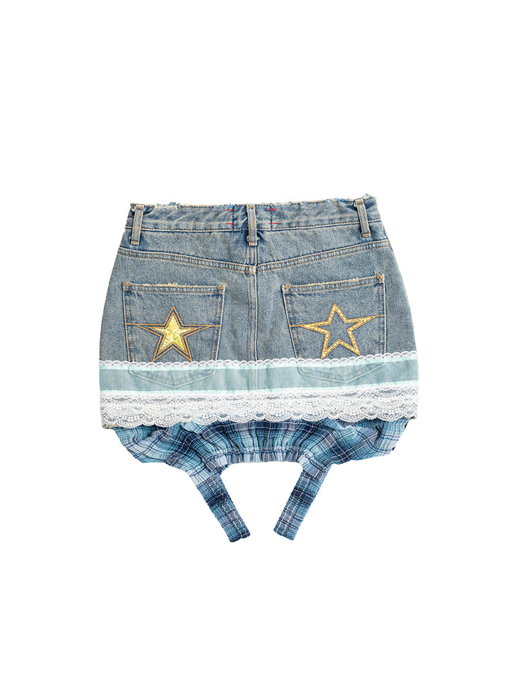 Bubble Puff Mini Skirt (28")