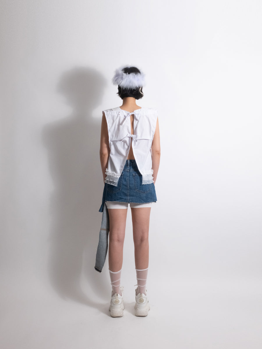 BLURP Denim Miniskirt (27")